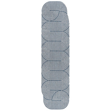 Margot Modern Geometric Arch Stripe Area Rug